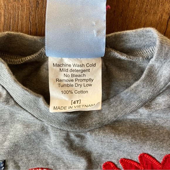 Three Sisters Boutique Boy’s Patchwork Rooster Long Sleeve T-shirt - Picture 4 of 5